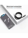 Connect C1 - USB-C naar Aux Kabel - 1 meter