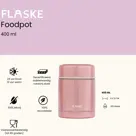 FLASKE  400ML  Herbruikbare Voedselcontainer