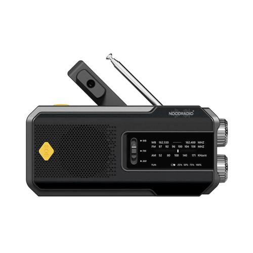Noodradio Solar Powerbank Opwindbaar