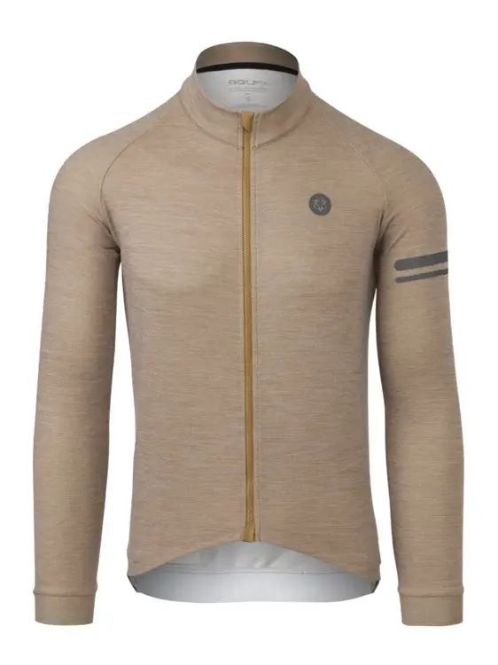 Merino Fietsshirt Lange Mouwen Performance  Heren