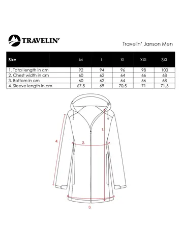 Travelin' Janson Heren Winterjas - Waterdicht