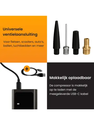 Elektrische Fiets pomp & Lucht compressor Auto