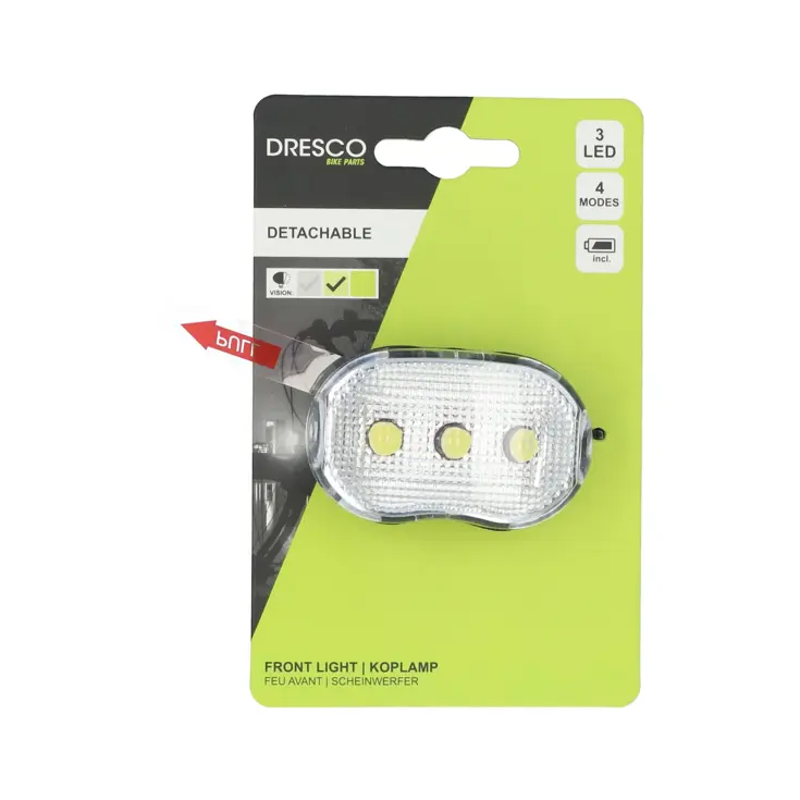 Compact voorlicht 3 LED met 4 functies