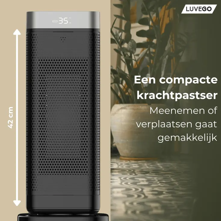 Luvego - Elektrische Kachel - Afstandsbediening