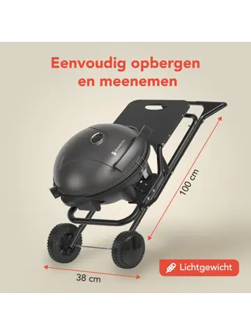 KitchenBrothers Elektrische BBQ – 2400W