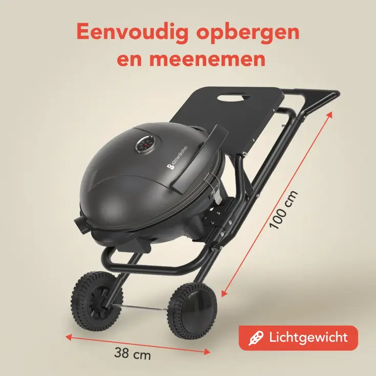 Elektrische BBQ – 2400W – Zwart