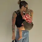 Kinderdrager  Ribfluweel