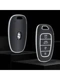 TPU Sleutelhoesje voor Hyundai zwart E4