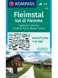 Wandelkaart WK655 Fleimstal Val di Fiemme
