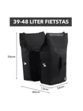 Fietstas Rolltop - Dubbel - Waterdicht