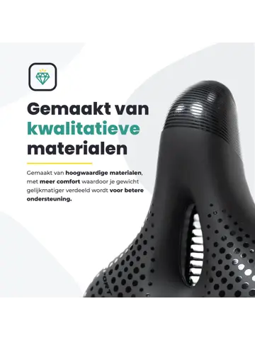 Voltano Gel Flow Fietszadel Met Uitsparing