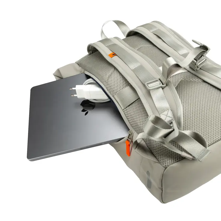 PT01 Rugzak - Pebble Grey - Laptopvak