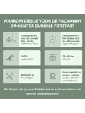 Fietstas Rolltop - Dubbel - Waterdicht
