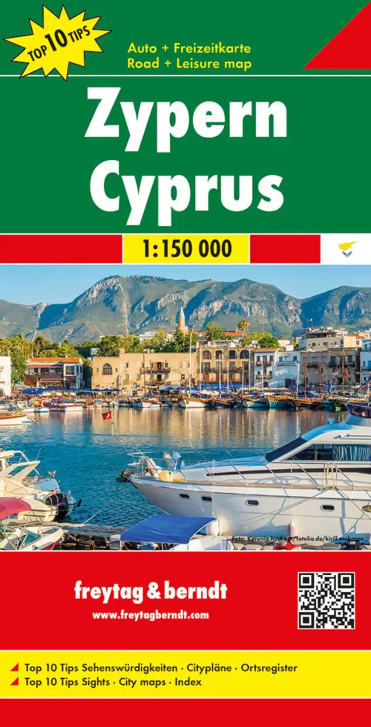 Wegenkaart Cyprus