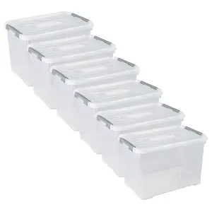Curver Handy+ Opbergbox - 65L - 6 stuks