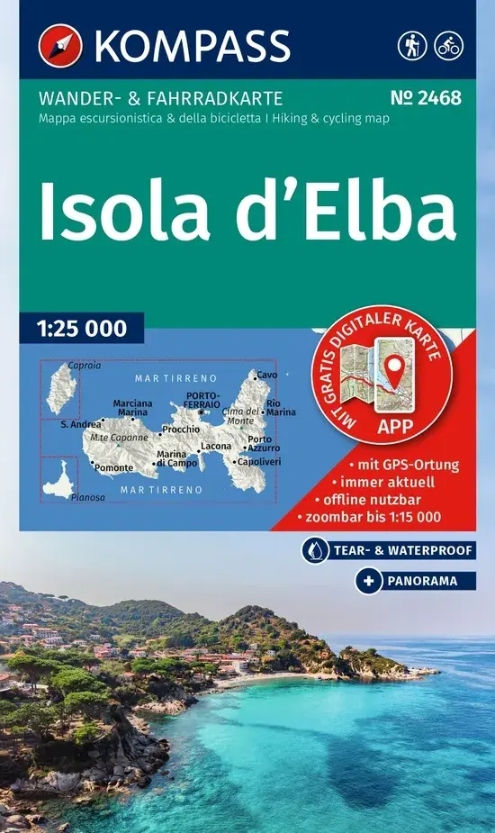 Wandelkaart WK2468 Elba