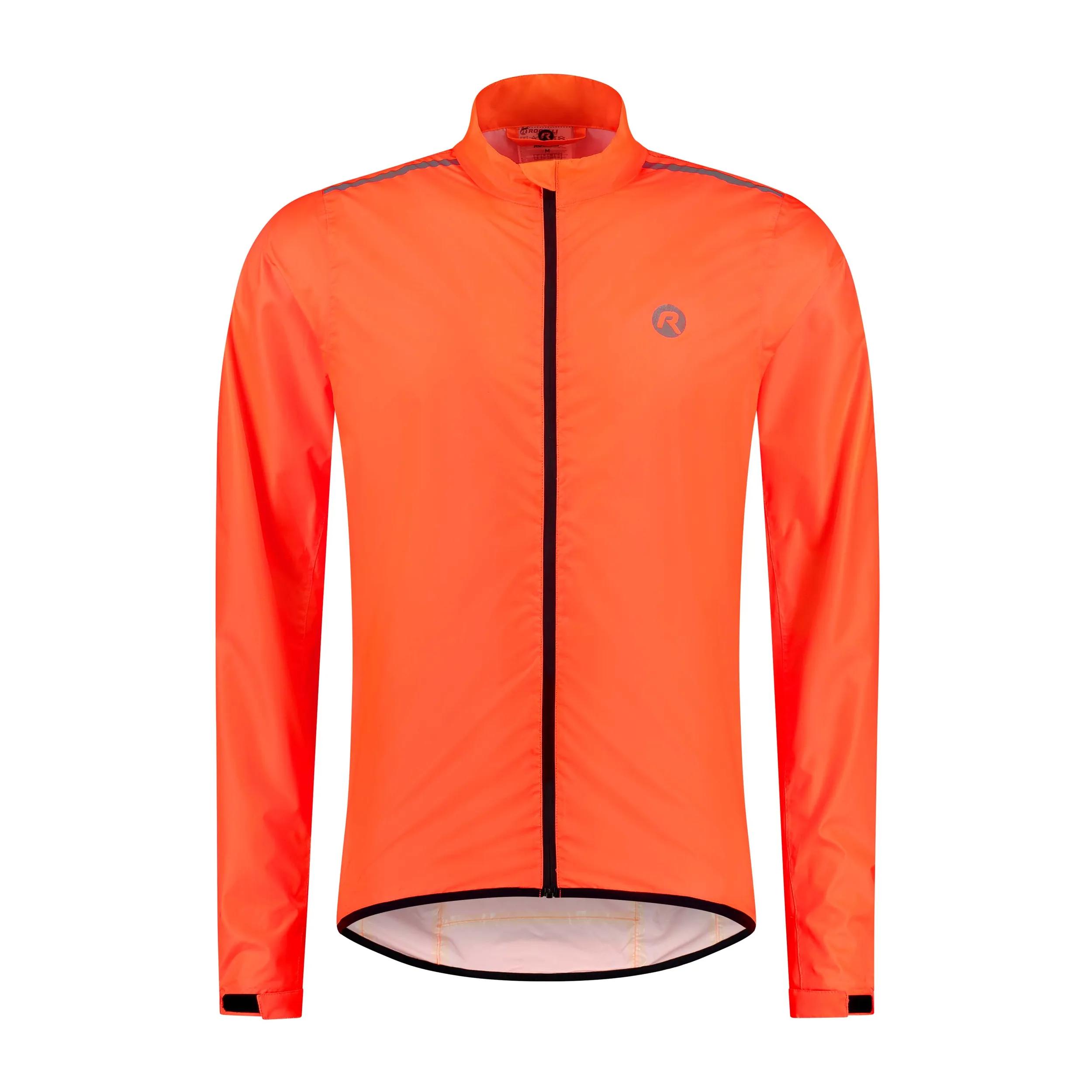 Rogelli Core  Fiets Regenjack Heren  Oranje