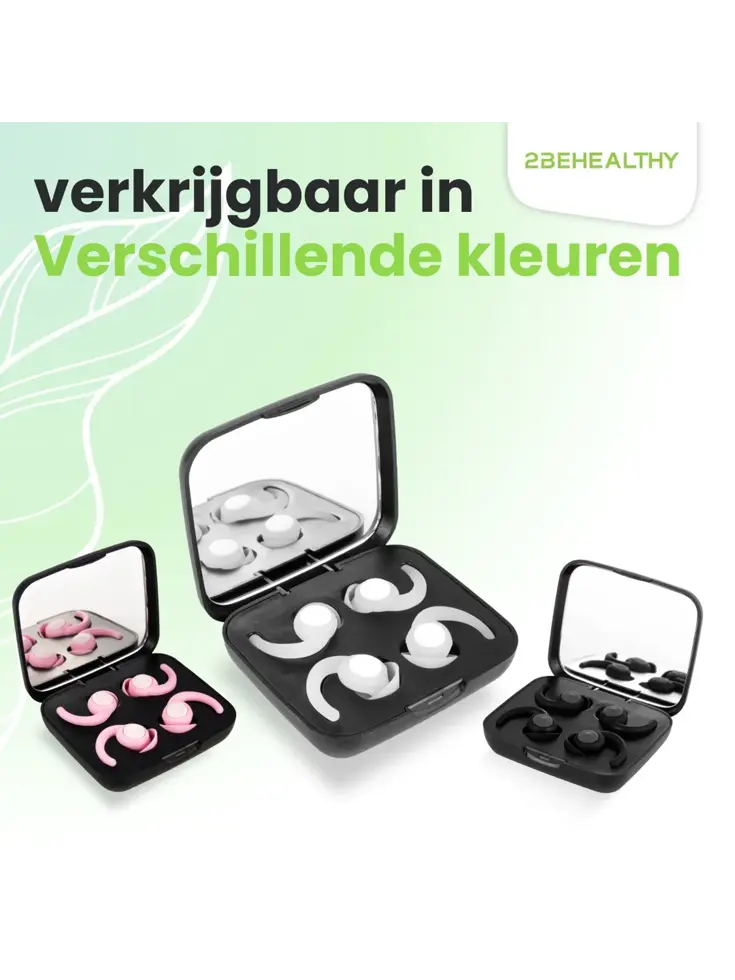 Reis/Slaap oordoppen - 2 Paar (M&L) - Wit