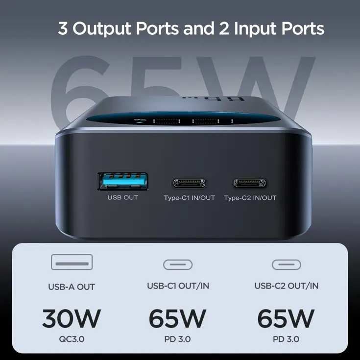 Display Powerbank - 30000mAh