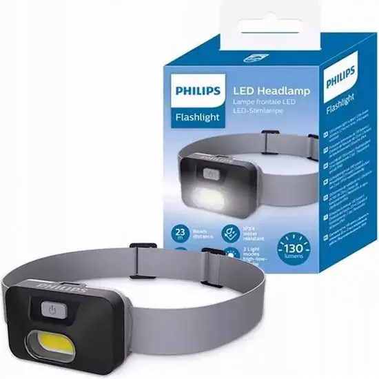 LED hoofdlamp - 130 lumen - 23 meter