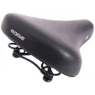 Edge Fietszadel Stad Retro - Zwart