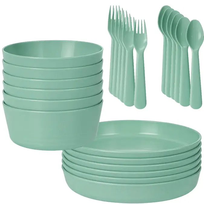 HEM Serviesset 24-delig - Picknickset