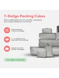 Packing cubes  7 stuks  complete set