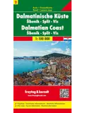 Wegenkaart Dalmatische Kust 2 - Sibenik