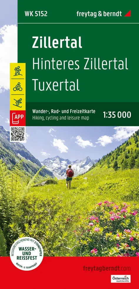 Wandelkaart WK5152 Zillertal