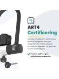 Voltano beugelslot ART4 met framehouder