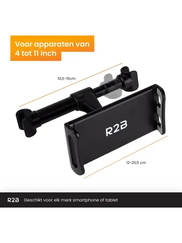 Stevige Tablet houder auto hoofdsteun
