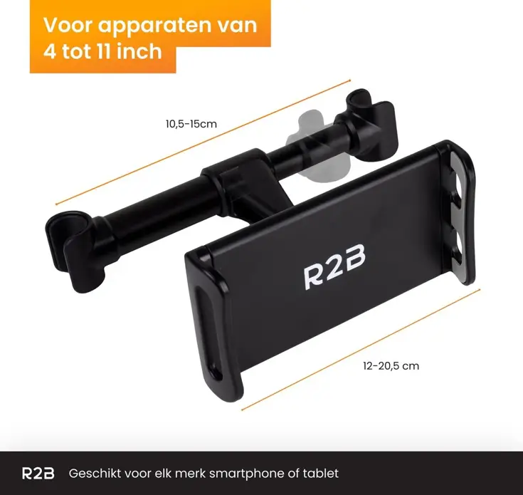 Stevige Tablet houder auto hoofdsteun
