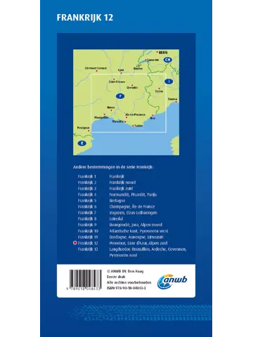 ANWB Wegenkaart Provence-Alpes-Cote D' Azur