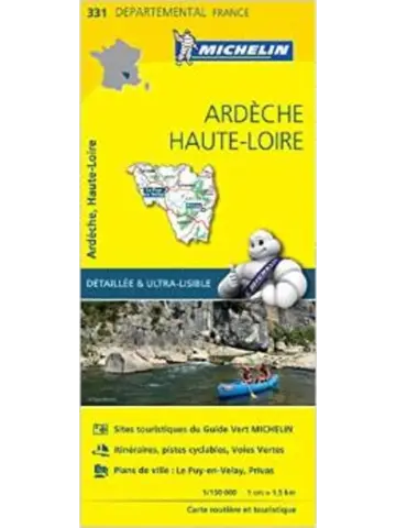 Wegenkaart Local 331 Ardeche Haute-Loire