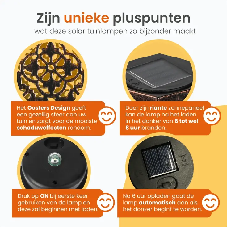 Solar Tafellamp Glow – 2 Stuks - LED