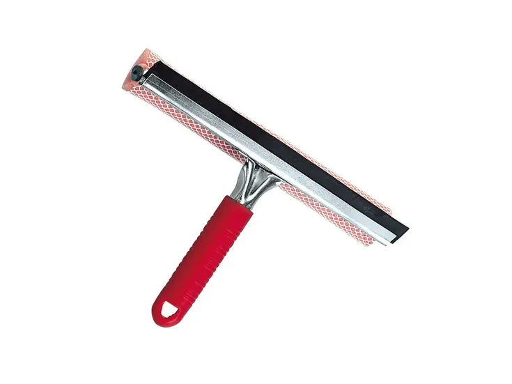Metalen trekker 25 cm met rubberen blad