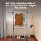 Shine Inklapbaar Droogrek met 3 Etages
