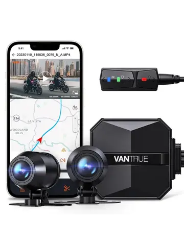 F1 4K Dual Wifi GPS Motor dashcam
