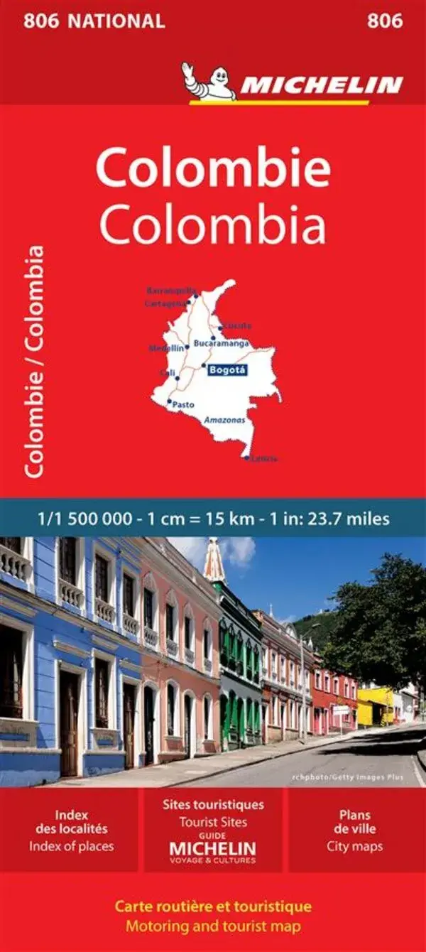 Wegenkaart National 806 Colombia