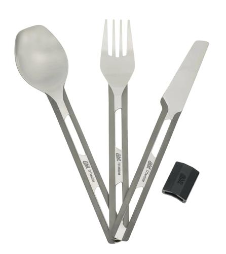 Esbit Camping Bestek Titanium Siliconen heft