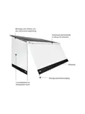 sun blocker G2 voorwand 4,30x1,70m
