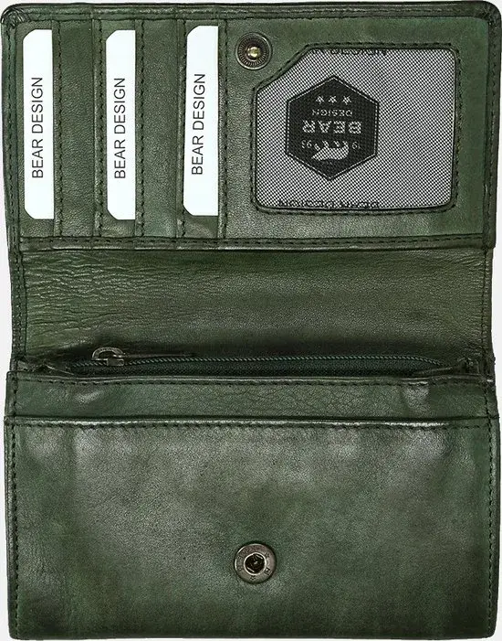 Flappie - Portemonnee - Leer - Overslag