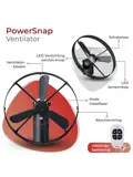 PowerSnap 12V Ventilator 540 CFM met LED