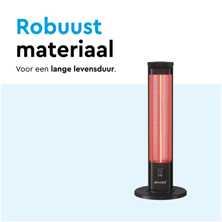 Staande terrasverwarmer infrarood 2000W