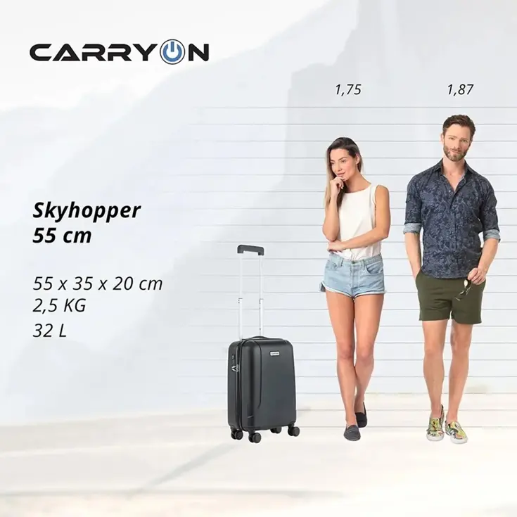 CarryOn Skyhopper 55cm koffer 32 L
