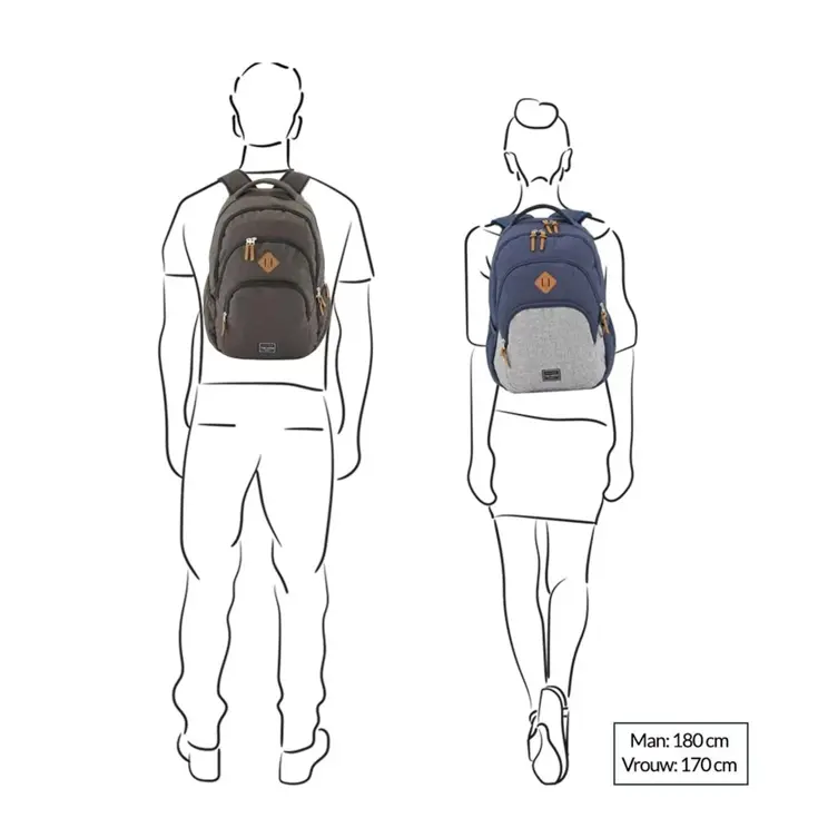 Basics Backpack Melange  | 22 L