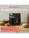 Airfryer – 5L – 1500W – Zwart