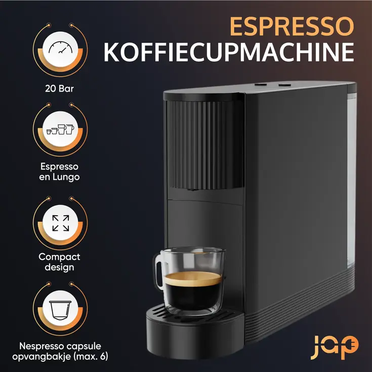 JAP - Capsura Koffiecupmachine