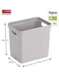 Sigma home - Opbergbox - 25L - 4-delig