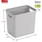 Sigma home - Opbergbox - 25L - 4-delig